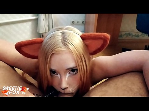 ❤️ Kitsune gbe dick ati pẹlu ni ẹnu rẹ ❤ Ohun onihoho didara ☑